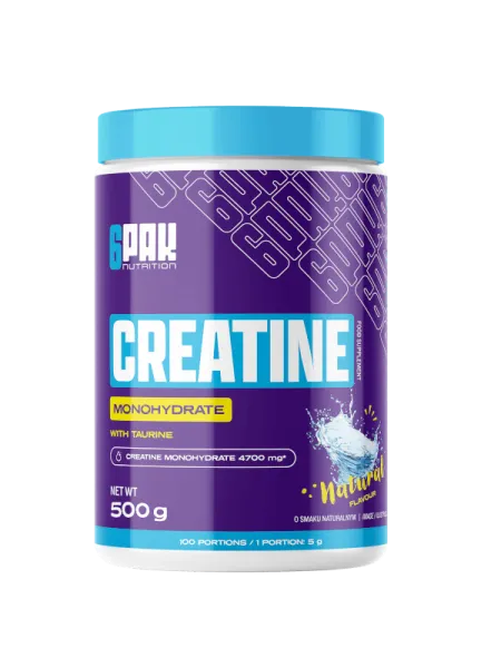6PAK Creatine monohydrate 500g
