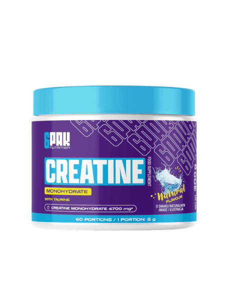 6PAK Creatine monohydrate 300g